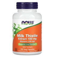 NOW Foods, Silymarin Milk Thistle Extract with Turmeric, 150 mg, 60 Vcaps | 120 Vcaps
