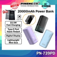 Pineng PN-739 20000mAh Power Bank Fast Charging Powerbank Super Mini Power Bank Original Pineng Powe