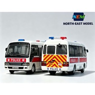 NORTH-EAST MODEL 1:64 Coaster Police Livery Diecast Model Car