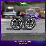 Mini GT Porsche 911 Dakar - Tire Rim Set Only