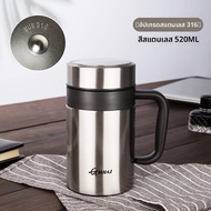 GIANXI | กระติกน้ำเก็บอุณหภูมิ ความจุใหญ่ ทำจากสแตนเลส 304 คุณภาพสูง เก็บร้อน-เย็นได้นาน สำหรับทั้งช