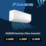 DAIKIN air conditioners non inverter/inverter 1.0HP/1.5HP/2.0HP