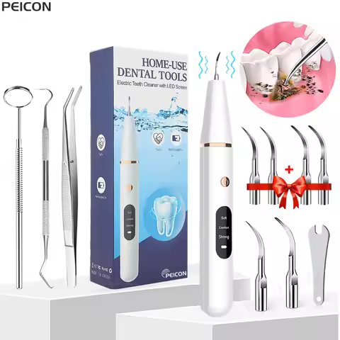Ultrasonic Dental Tartar Remover Electric Ultra Sonic Dental Calculus Remover Plaque Removal Dental