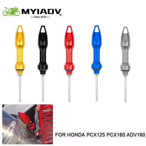 Motorcycle Aluminum Oil Ruler Probe Level Gauge For Honda PCX125 PCX150 PCX160 ADV150 ADV160 ADV350