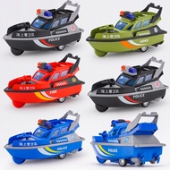 Inertia Patrol Boat Baby Simulation Inertia Toy Car Model