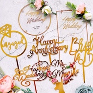 Part.3 Engaged/Wedding Acrylic Cake Topper Cake Decoration Bertunang/Kahwin Kek Hiasan I 订婚/结婚亚克力蛋糕装