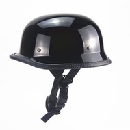 跨境專供大頭專屬復古摩托車頭盔春季半盔瓢盔哈雷安全帽大兵盔