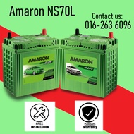 Amaron Hi-life Car Battery NS70L (80D26L)