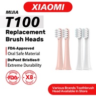 Replacement Toothbrush Heads Compatible with XIAOMI T100,10 PCS Professional Electric Toothbrush Hea