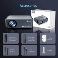2026New1080P Portable Home Projector with Android System 8K Decoding High-Definition Smart Projector