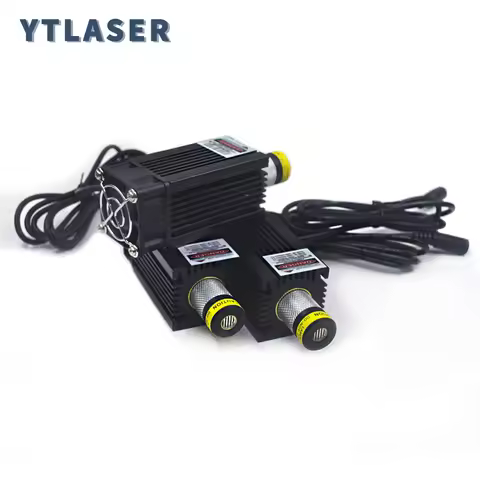 Focusable 405nm Violet Blue Dot Laser Module 100mW 300mW 600mW with Cooling Fan(with Bracket and Ada