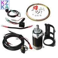 Electric Start Kit FOR SUZUKI DT40 40HP 2 STROKE Starter Motor Relay Cable Rectifier Boat Engine Acc