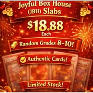 Joyful Box House graded Pokemon Slabs (grades 8-10). Alternative to PSA and CGC. Pokemon Tcg