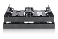 Icy Dock Flex Fit Quattro MB344SP – Mounting Frame for 4 x 2.5 Inches (6.4 cm) SSD/HDD in 1 x 5.25 I