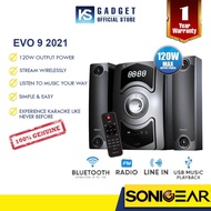 😎Ready Stock😎 [NEW VERSION 2021] SonicGear Evo 9 BTMI Bluetooth Multimedia Speaker