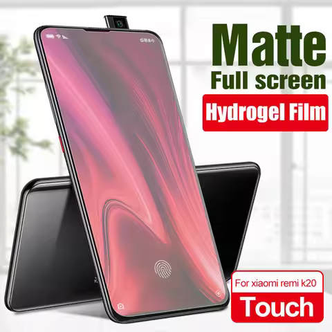 Full Cover Matte Hydrogel Film For Xiaomi Redmi Note 10 9S 9 8 7 Pro 9A 8A Note 10 Pro Screen Protec