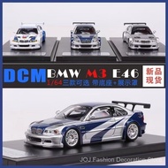 Dcm 1/64 BMW BMW M3 E46 GTR Alloy Car Model Die-Casting Car Toy Collection Birthday Gift NFJJ