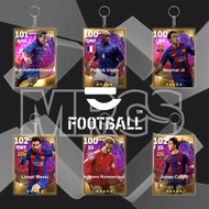 Gantungan Kunci Akrilk eFootball Kartu Iconic Edition/Ganci Koleksi eFootball Kartu Iconic Player