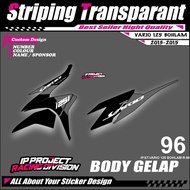 HONDA VARIO 125 MOTORCYCLE STRIPING STICKER BULB VARIO 125 BULBHONDA - SIMPLE GRAPHIC LIST VARIATION