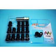 SPORT RIM NUT BLACK COLOUR M12x1.25