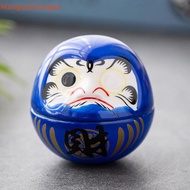 MG Gốm Daruma tượng Daruma Tumbler Thủ công mỹ nghệ Nhật Bản phong cách may mắn Fortune trang trí cả