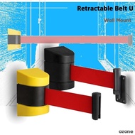 Retractable Belt Area Barrier Wall Mounted Red 2/3/5M