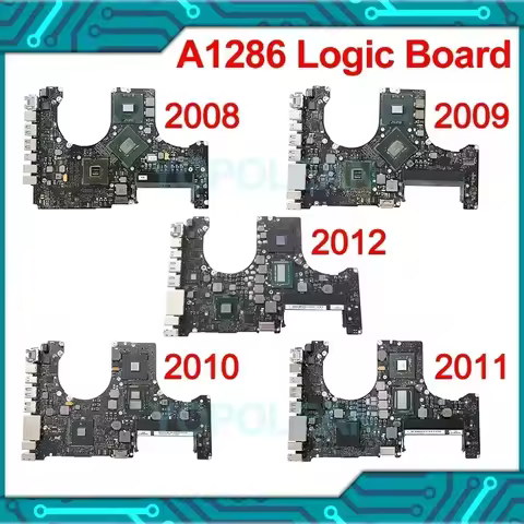 Original Tested A1286 Motherboard For MacBook Pro 15" A1286 Logic Board i5 i7 2010 2011 2012 Year