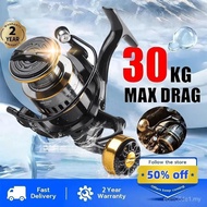 【Terjual 10 juta unit dengan laris】reel pancing asli besi fishing reel 10kg HE1000 - 7000：Reel meman