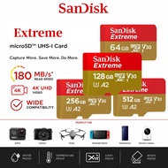 SanDisk SD Card Extreme 512GB Micro SD Card 1TB 256GB 128GB 64GB Memory Card A2 U3 V30