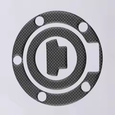 3D Motorcycle Carbon Look Fuel Gas Tank Cap Cover Pad Sticker For YMH R1 R6 FJR1300 FZ6 FZ8 FZ1 FZ6R