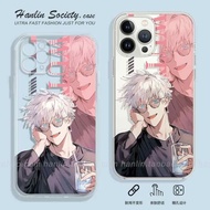 Jujutsu Kaisen Gojo Satoru Cartoon Candy Anime Casing hp Redmi 15C Note 14 13x A5 Note 13 Pro Plus 1