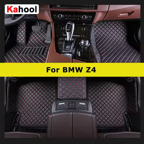 KAHOOL Custom Car Floor Mats For BMW Z4 E85 E86 E89 G29 Auto Carpets Foot Coche Accessorie