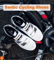 Santic Road Bike Lock Shoes 1.0 Bicycle Shoes Bike Shoes Cycling Shoes Kasut Road Bike Cleat Shoes R