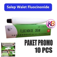 ( PROMO 10 PCS ) Walet Fluocinonide 10gr / Krim Flek Hitam Wajah Pria Wanita / Keep Blessing