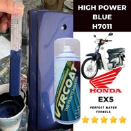 [HONDA EX5 High Power Blue H7011] 2k Cat Motor Aikka DIY Aerosol Cat Bancuh Spray Motor Biru Motor Cover| Motor Paint