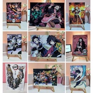 Manga Demon Slayer Anime Characters Poster A4 and A3 Size with Canvas Printing