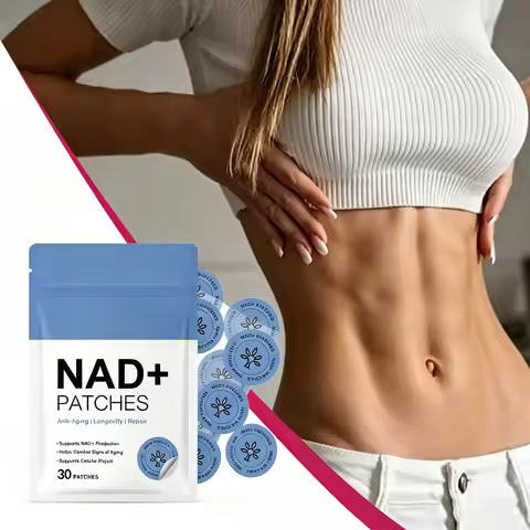 30PCS NAD+ Body Management Patch Easy To Use Skin Friendly Daily Body Care Support Sticker For Daily
