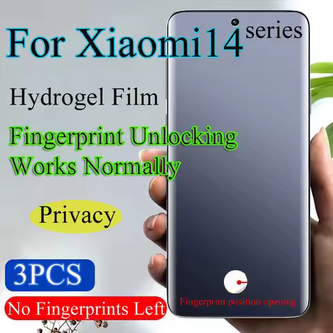 For Xiaomi14Ultra Soft Screen Protector For Xiaomi 14TPro Privacy Hydrogel Film Xiaomi 14Pro 14Ultra