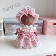 ((Only Baby Clothes) 14cm15cm Natasha Baby Clothes Black Doll Clothes Doll Doll Dress Up Skirt Suit 