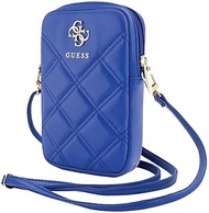 CG MOBILE Guess GUWBZPSQSSGB Mobile Phone Case Blue Zip Quilted 4G