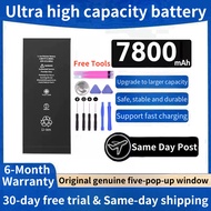 Extended Lifespan Battery for Phone X/XR/XS MAX/11/12/13 PRO MAX/MINI/SE2/6 6S PLUS/7 8 PLUS | Free 