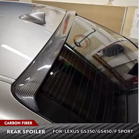 Car Rear Roof Raicng Spoiler Wing Lip for Lexus GS450 GS350 F Sport 2013 - 2015 Carbon Fiber / FRP R