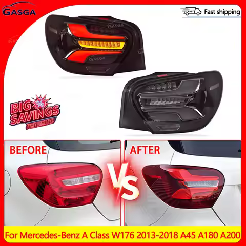 LED Tail Lights Rear Lamp For Mercedes-Benz A Class W176 2013-2018 A45 A180 A200 Dynamic Turn Signal
