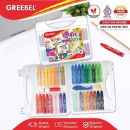 Crayon GEEBEL contains 48/crayon contains 48/GREEBEL/GREEBEL Crayon Crayon Kids Oil Pastel / Crayon 