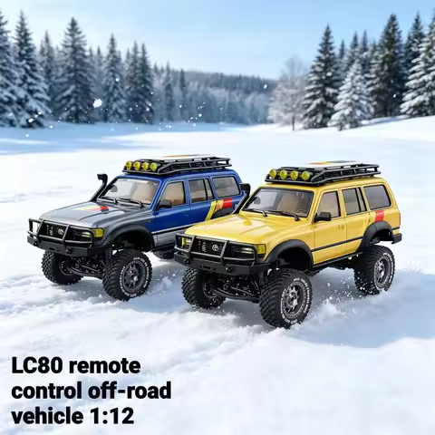 JXC 1/12 Full Scale Lc80 Rc Crawler Cruiser Remote Control Off Road Climbing Car With Light System F