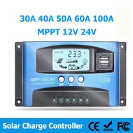 PWM พลังงานแสงอาทิตย์เครื่องควบคุมการชาร์จ MPPT Solar Charge Controller PWM 100A 60A 50A 40A 30A ตัว