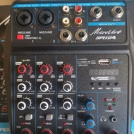 Mixer AUDIO MICROVERB SPEED4/SPEED 4CH USB-BLUETOOTH