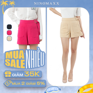 [CÒN SIZE S] Quần Short Fashion Nữ Kèm Belt N&M Thương Hiệu NINOMAXX 1902015