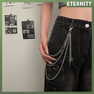 ETERNITY Star sel Metal Waist Chain Pants Chain Clothing Pendant Pants Jeans Belt Keychains Chain Je