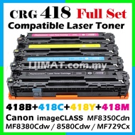 Compatible Canon SET CRG Cartridge 418 Canon418 MF8350Cdn MF8350Cd MF8380Cdw MF729cx MF 8350Cdn 8350